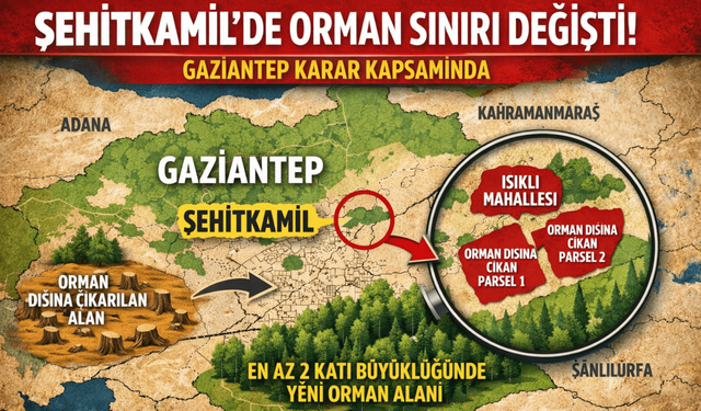 Şehitkamil’in sınırları değişti!