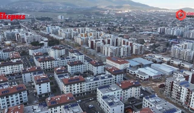 Gaziantep'te deprem konutlarında sona yaklaşıldı
