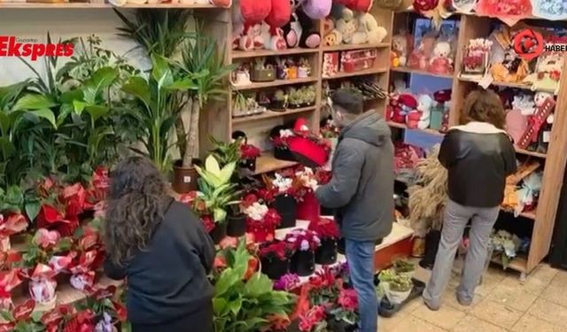 Gaziantep'teki çiçekçilerde yoğun mesai