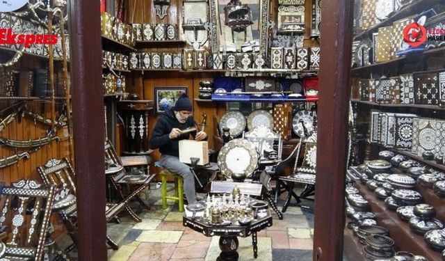 Gaziantep’te sedef kakma sanatı tehlikede