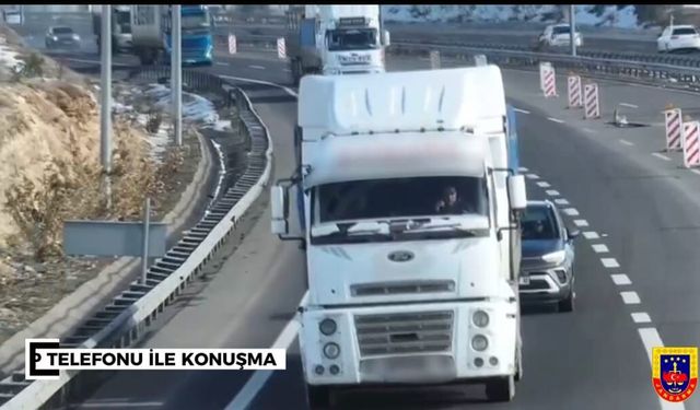 Dronlu denetimde binlerce araca ceza kesildi