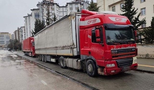 Gaziantep’te ağır vasıtalara ceza yağdı