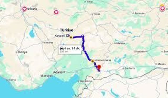 Gaziantep Kayseri Arası Kaç Km? Kaç Saat Sürer?