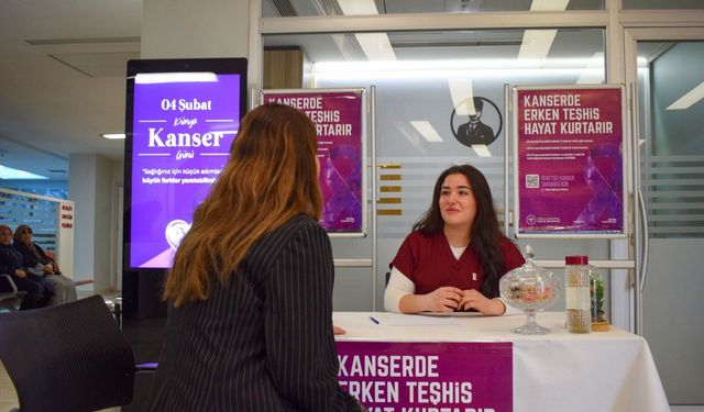 Gaziantep'te kanserde erken tanının önemi anlatıldı