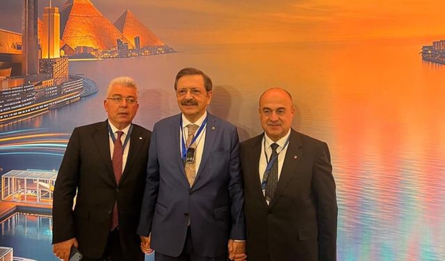 Özyurt, Mısır – Türkiye İş Forumu’nda Nizip iş dünyasını temsil etti