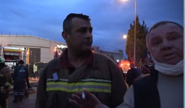 Yangına Müdahale Eden İtfaiye Erine Saldırı