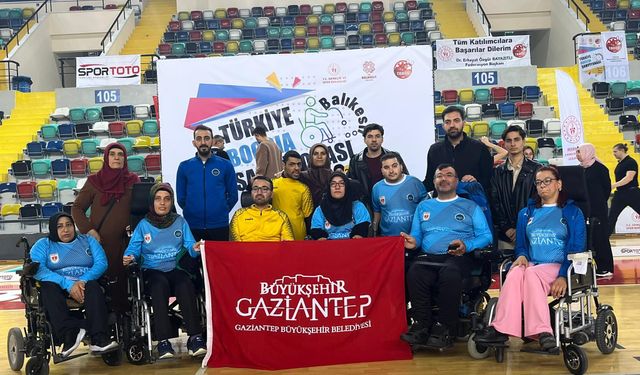 Gaziantep Boccia takımı 9 madalya kazandı