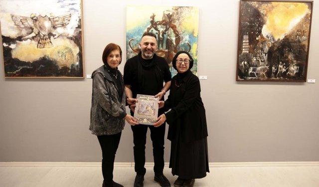 Ressam Bünyamin Ağbal’ın eserleri SANKO Sanat Galerisi’nde sanatseverlerle buluştu