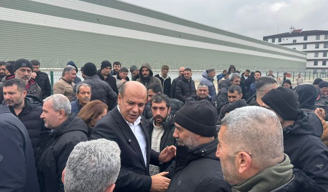 Sırma Halı işçilerine CHP’den destek ziyareti