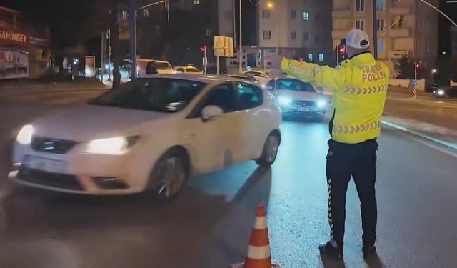 Gaziantep'te 58 araca rekor ceza