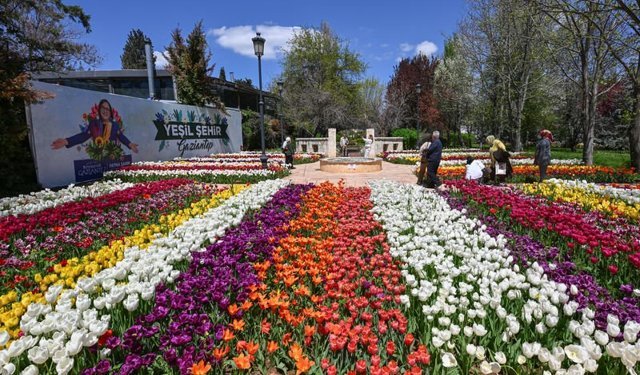 Gaziantep’te ilkbahar kartpostallık manzaralar oluşturdu
