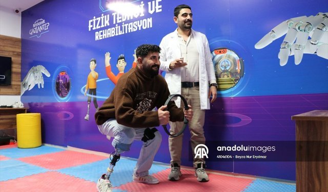 Gaziantep’te sanal gerçeklikle fizik tedavi dönemi