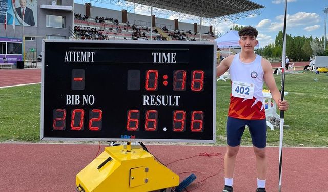 Gaziantepli öğrenci Türkiye Cirit Şampiyonu oldu