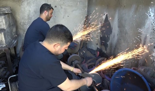 Bayram öncesi bıçakçılarda yoğun mesai