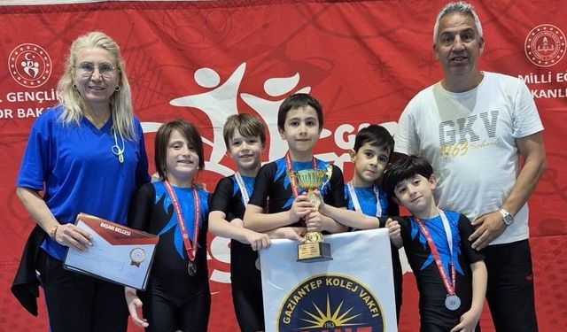 GKV’li minik cimnastikçiler dereceye girdi
