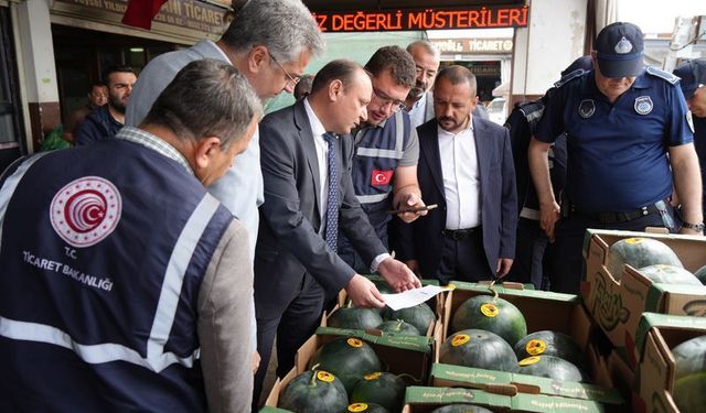 Gaziantep’te sebze - meyve hallerine sıkı denetim