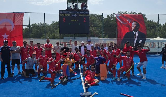 Volkan Group Spor Erkek Hokey Takımı namağlup finalde