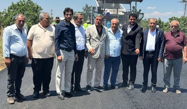Araban ilçesinde vatandaşlar asfalt için kurban kesti