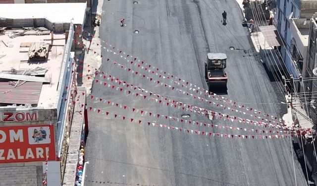 Gaziantep’te asfalt seferberliği sürüyor
