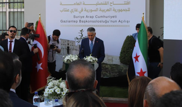 Gaziantep'te diplomatik dönem: Suriye Başkonsolosluğu açıldı