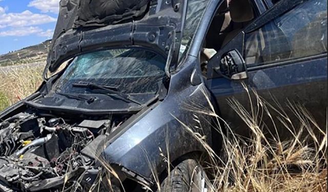Kilis'te feci kaza! Araç takla attı