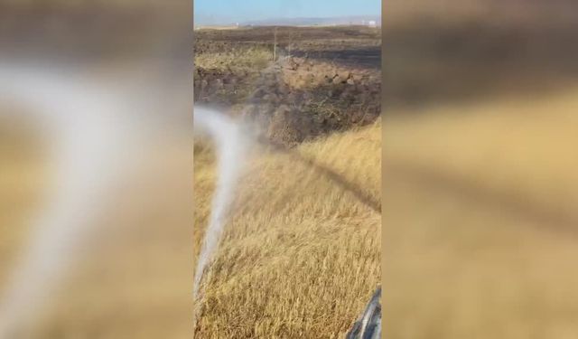 İslahiye'de anız yangını: 700 dönüm alan zarar gördü