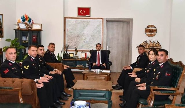 Kaymakam Soylu, Jandarmayı makamında ağırladı