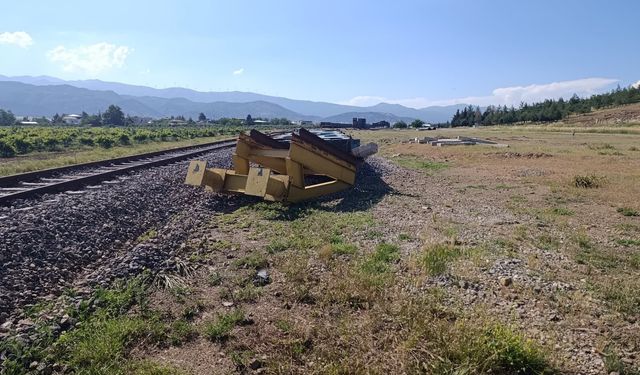 Gaziantep’te tren vagonları kontrolden çıktı