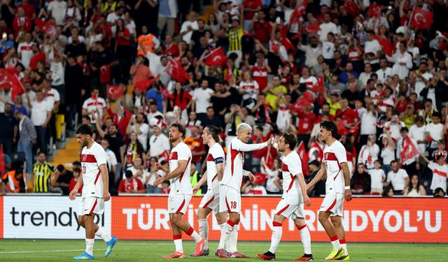 Türkiye Kuzey Makedonya’yı 4 golle geçti