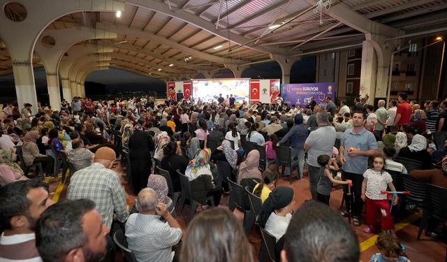 Yılmaz vatandaşlarla bir araya geldi