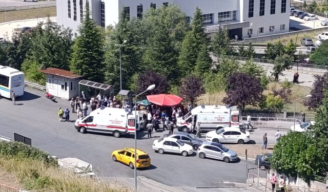 El freni çekilmeyen araç kazaya neden oldu