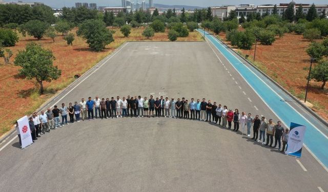 Gaziantep'te drone destekli habercilik eğitimi verildi