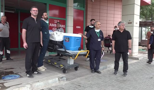 Gaziantep'e getirilen karaciğer hastaya umut olacak