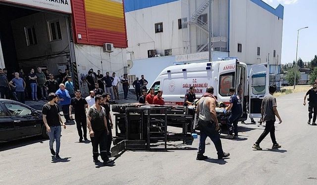 Forklift kazası can aldı
