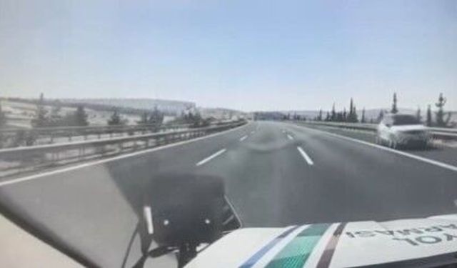 Gaziantep'te otoyolda ters yönde gitti, cezası ağır oldu