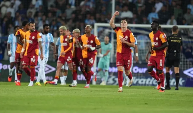 Galatasaray, Erzurumspor FK karşısında ilk yarıyı 3-0 önde tamamladı