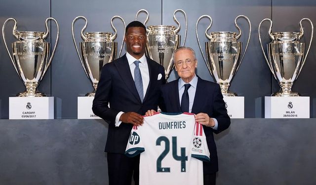 Real Madrid, Denzel Dumfries ile 4 yıllık sözleşme imzaladı