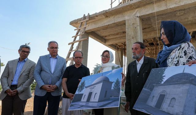 Gaziantep’te Dülük Baba’nın makamı yeniden inşa ediliyor
