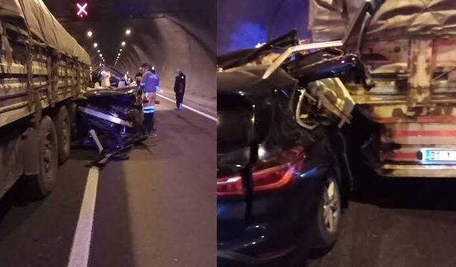 Göksun’da direğe çarpan otomobilde 1 ölü, 4 yaralı