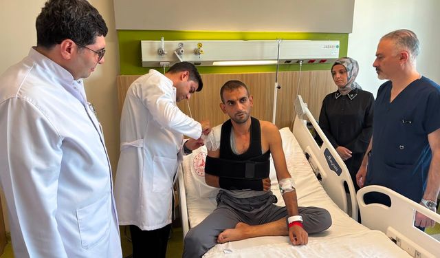 Gaziantep'te kendi dokusuyla sağlığına kavuştu