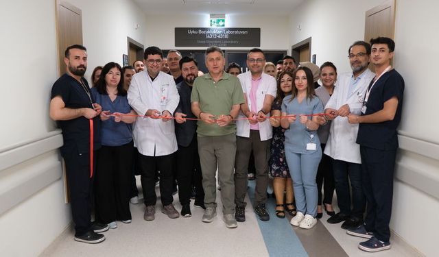 Gaziantep'te uyku bozuklukları laboratuvarı hizmete açıldı
