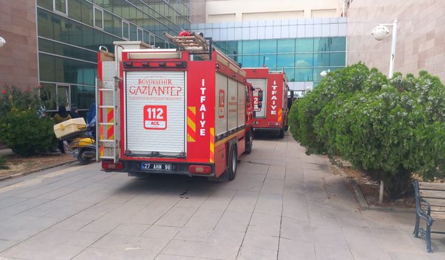 Gaziantep’te hastanede çıkan yangın paniğe neden oldu