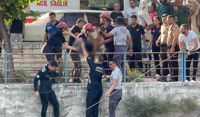 Sulama kanalında cansız beden çıkarıldı