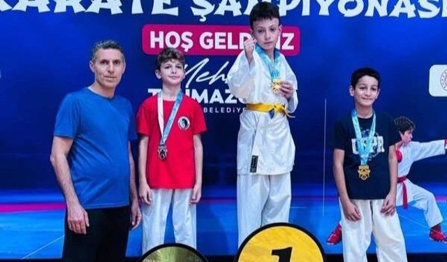 Gaziantep'te Çermikli karatecilerden çifte zafer