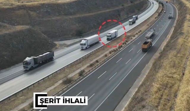 Gaziantep’te otoyollarda kurallara uymayanlara ceza yağdı