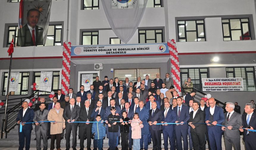 Nizip TOBB Ortaokulu İle Eğitimde Yeni Bir Adım Atıyor