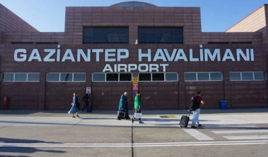 Gaziantep Havalimanı’nda yolcu sayısı rekor kırdı