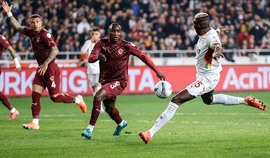 Galatasaray deplasmandan 1 puanla dönüyor