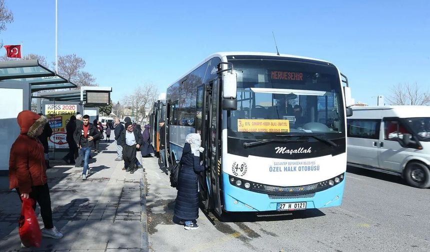 Gaziantep’te toplu taşıma ücretleri değişecek mi?