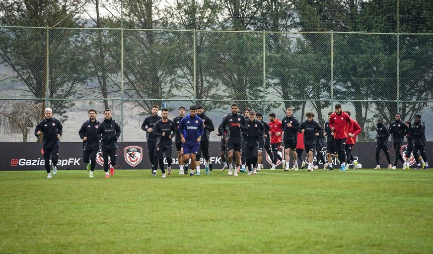 Gaziantep FK, Trabzonspor maçının hazırlıklarını sürdürdü